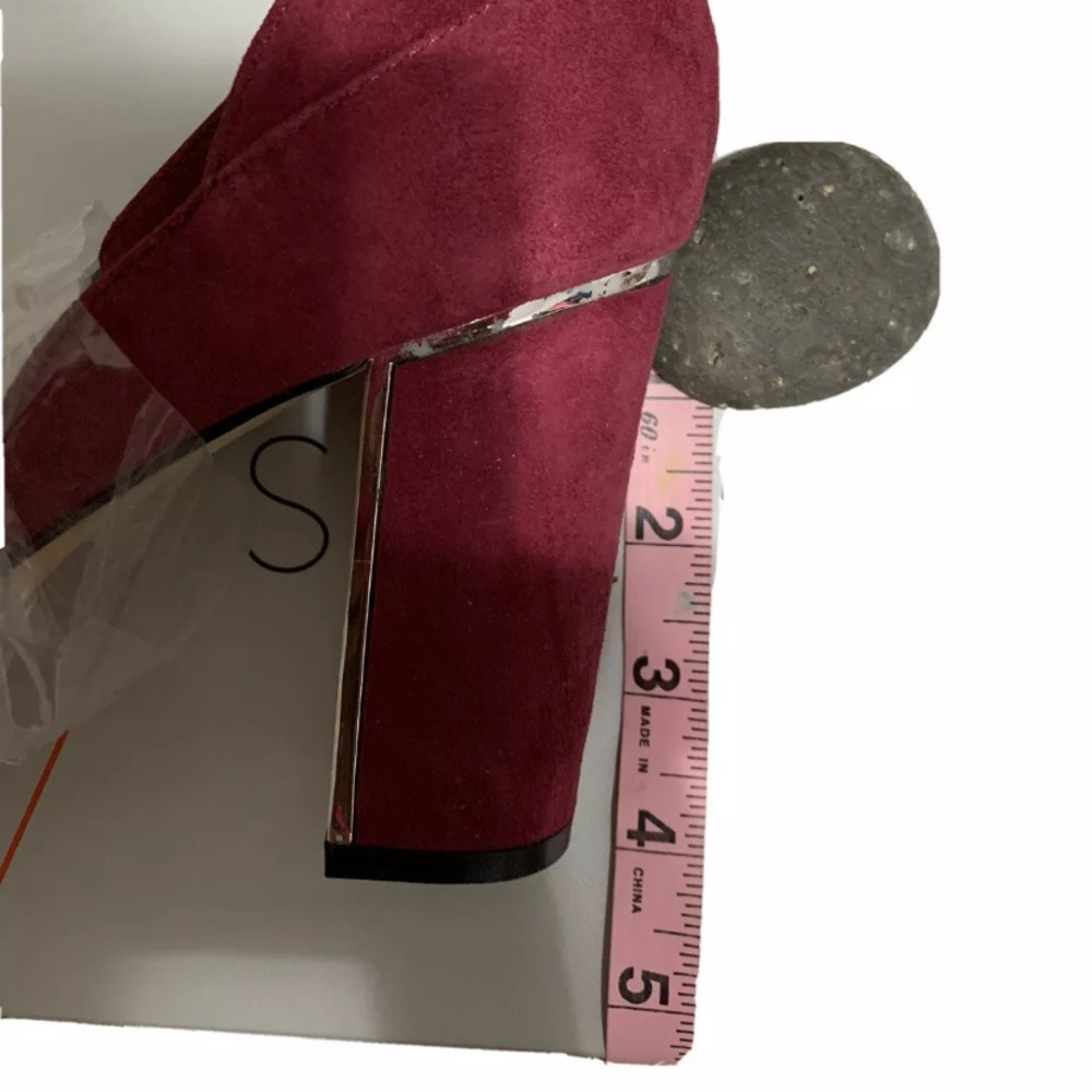 NWT Sole Society Paden Womens Burgundy Pump Size 9 - Picture 7 of 7